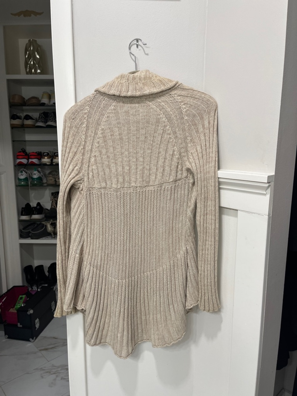 Apt. 9 Open-Front Ribbed Shawl-Collar Cardigan - Picture 4 of 4